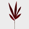 Glittered Pointed Leaves