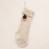 Knitted Christmas Stocking with Tassel