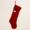 Knitted Christmas Stocking with Tassel