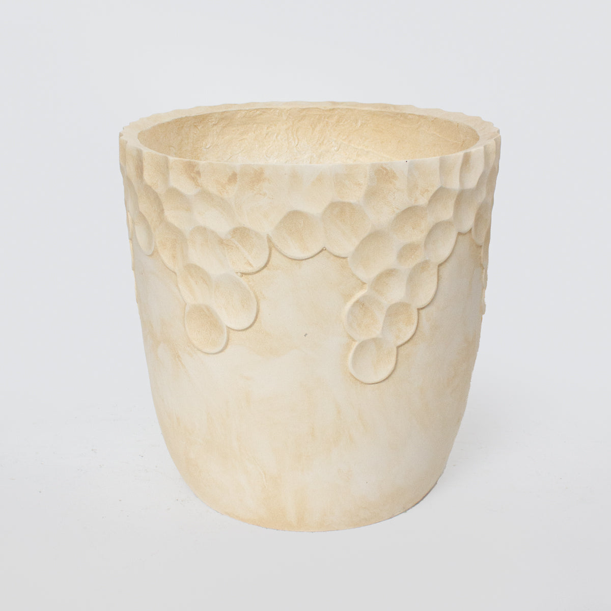 Fiber Clay Pot - Honeycomb