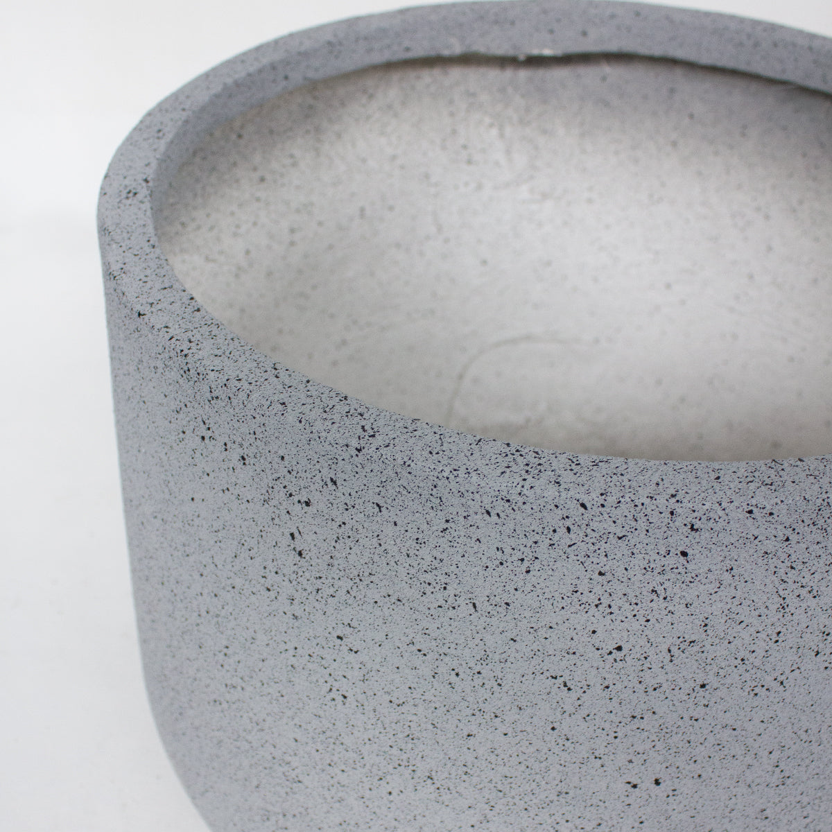 Fiber Clay Pot - Gray Terrazzo