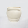 Fiber Clay Pot - Ribbed Terrazzo