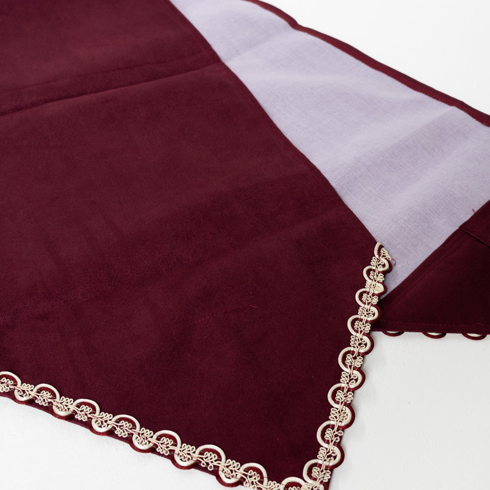 Christmas Table Runner Maroon