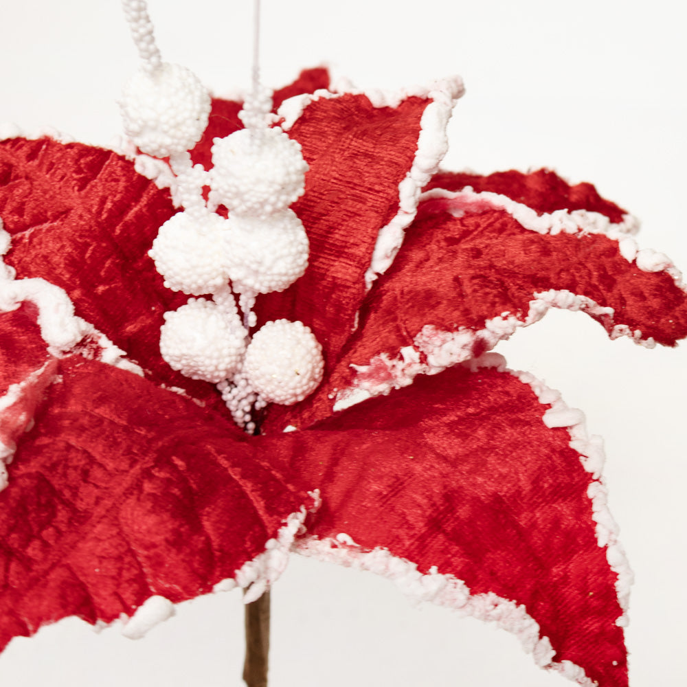 Fabric Poinsettia