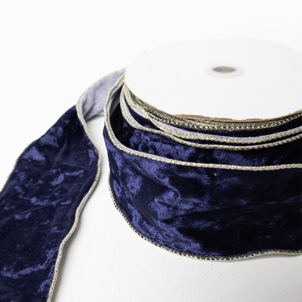 Blue Ribbon with Gold Lining