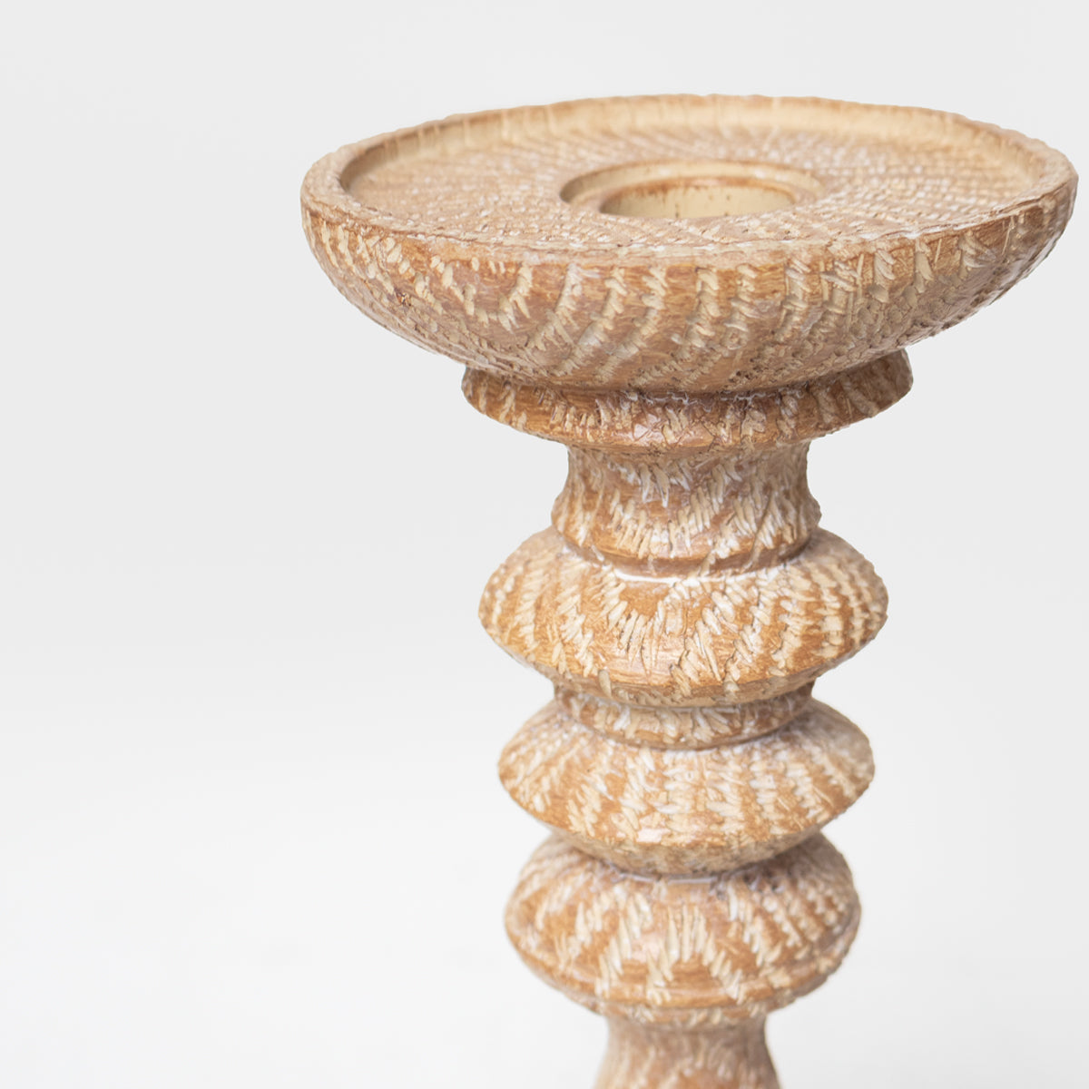 Wood Style Candle Holder