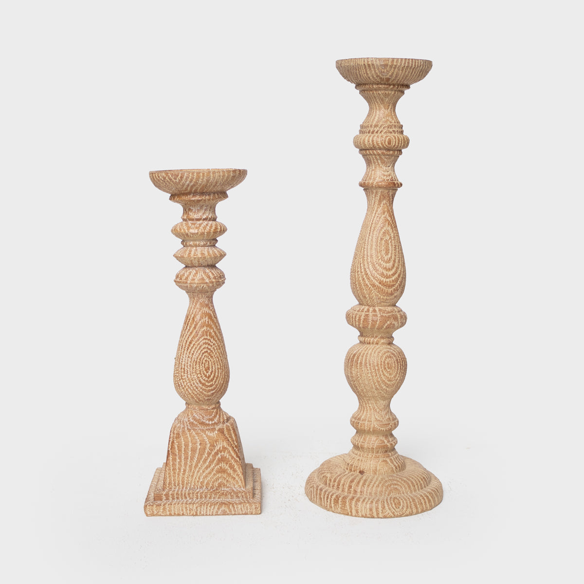 Wood Style Candle Holder