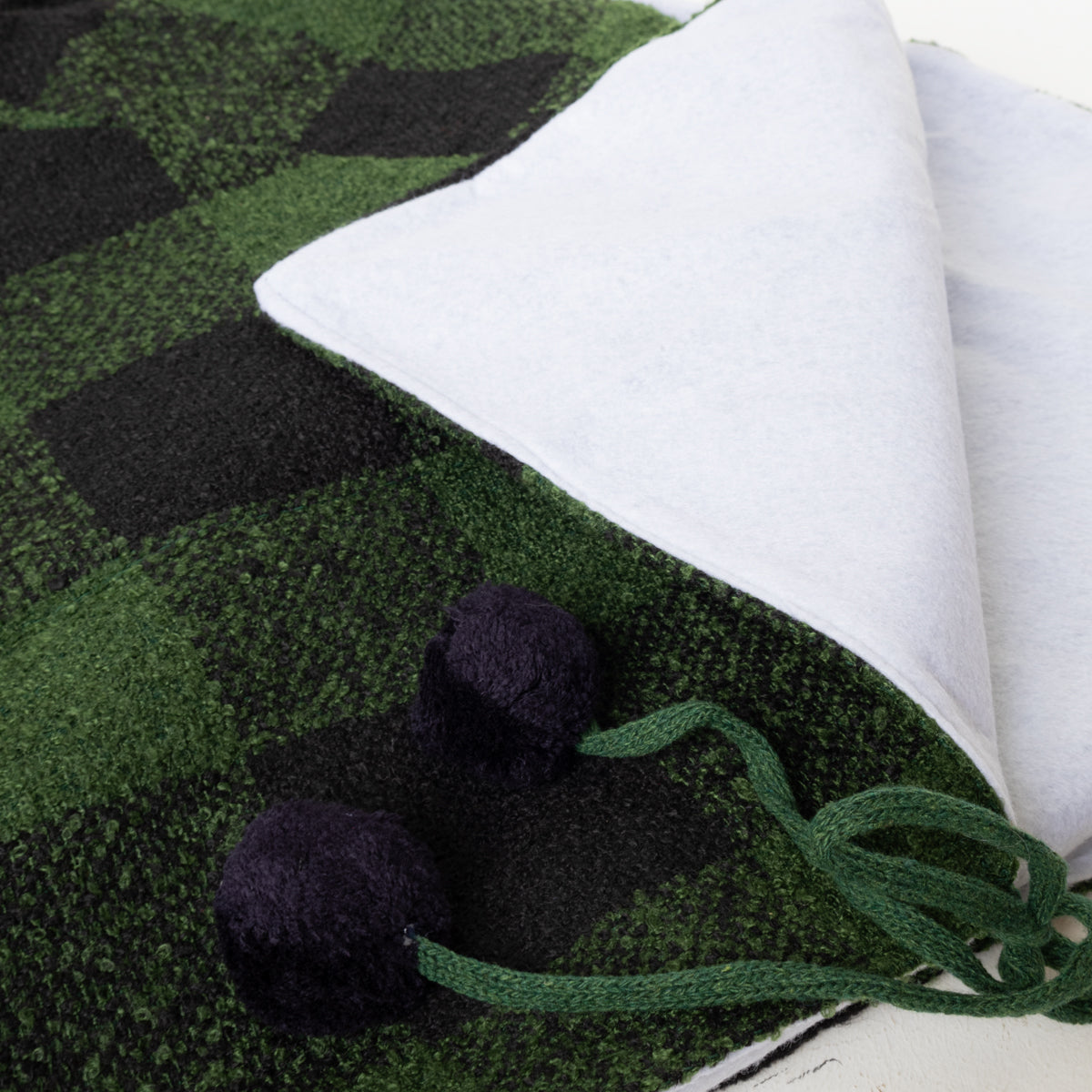 Green Checkered Tree Skirt