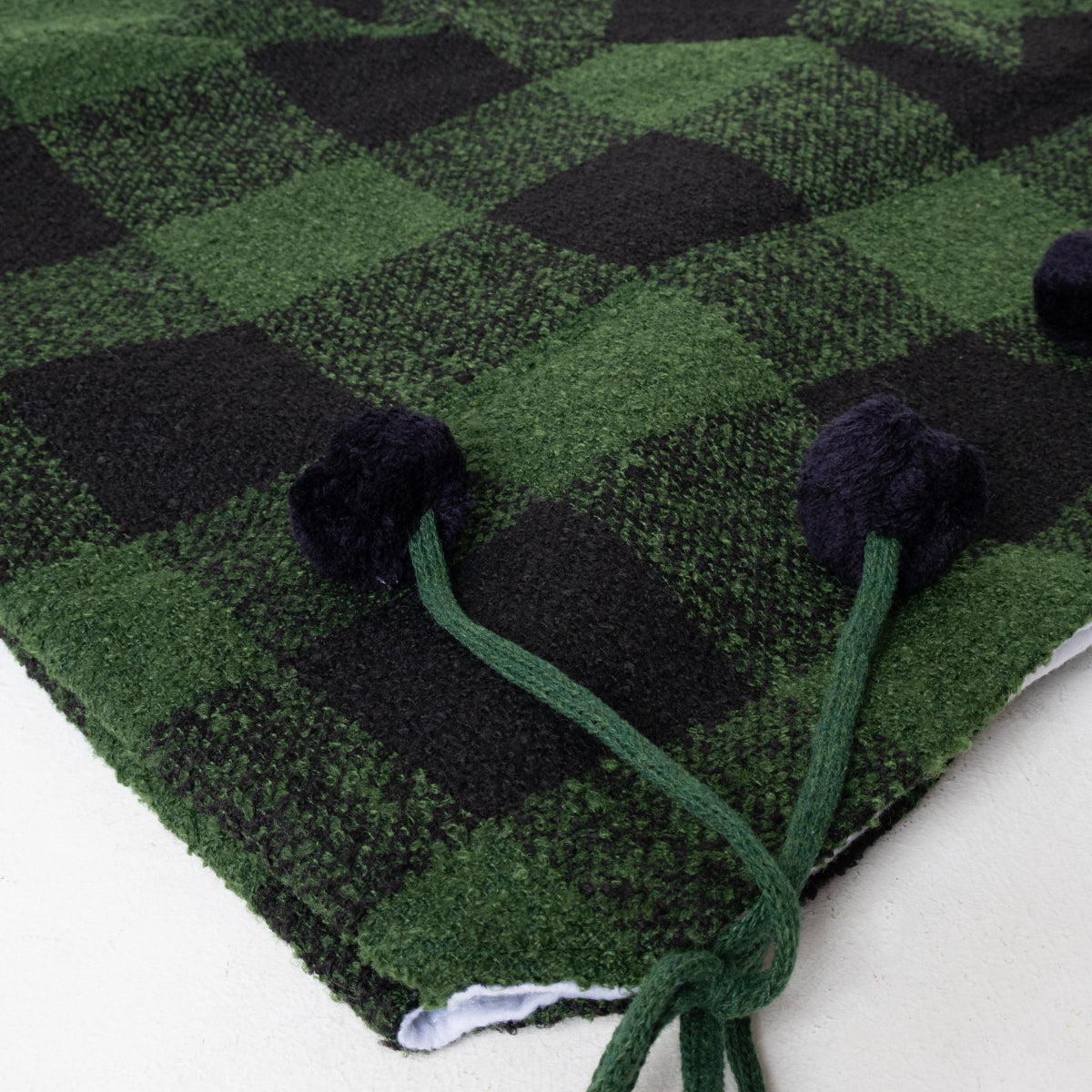 Green Checkered Tree Skirt