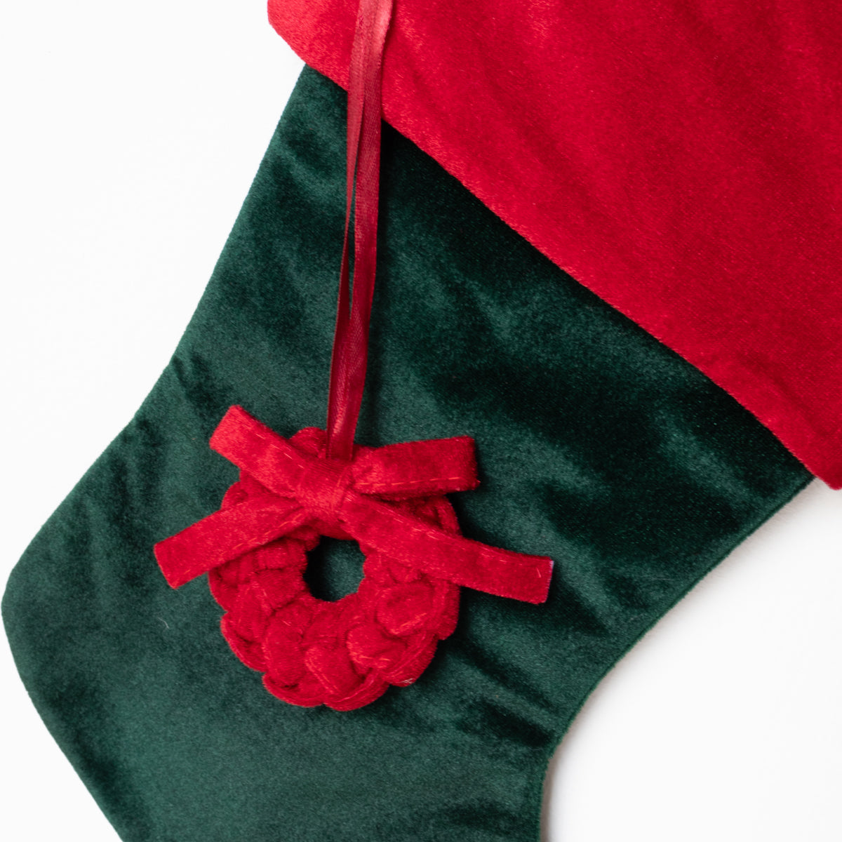 Velvet Christmas Stocking
