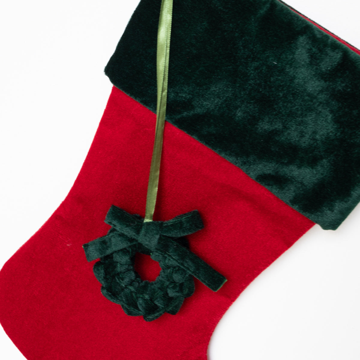 Velvet Christmas Stocking