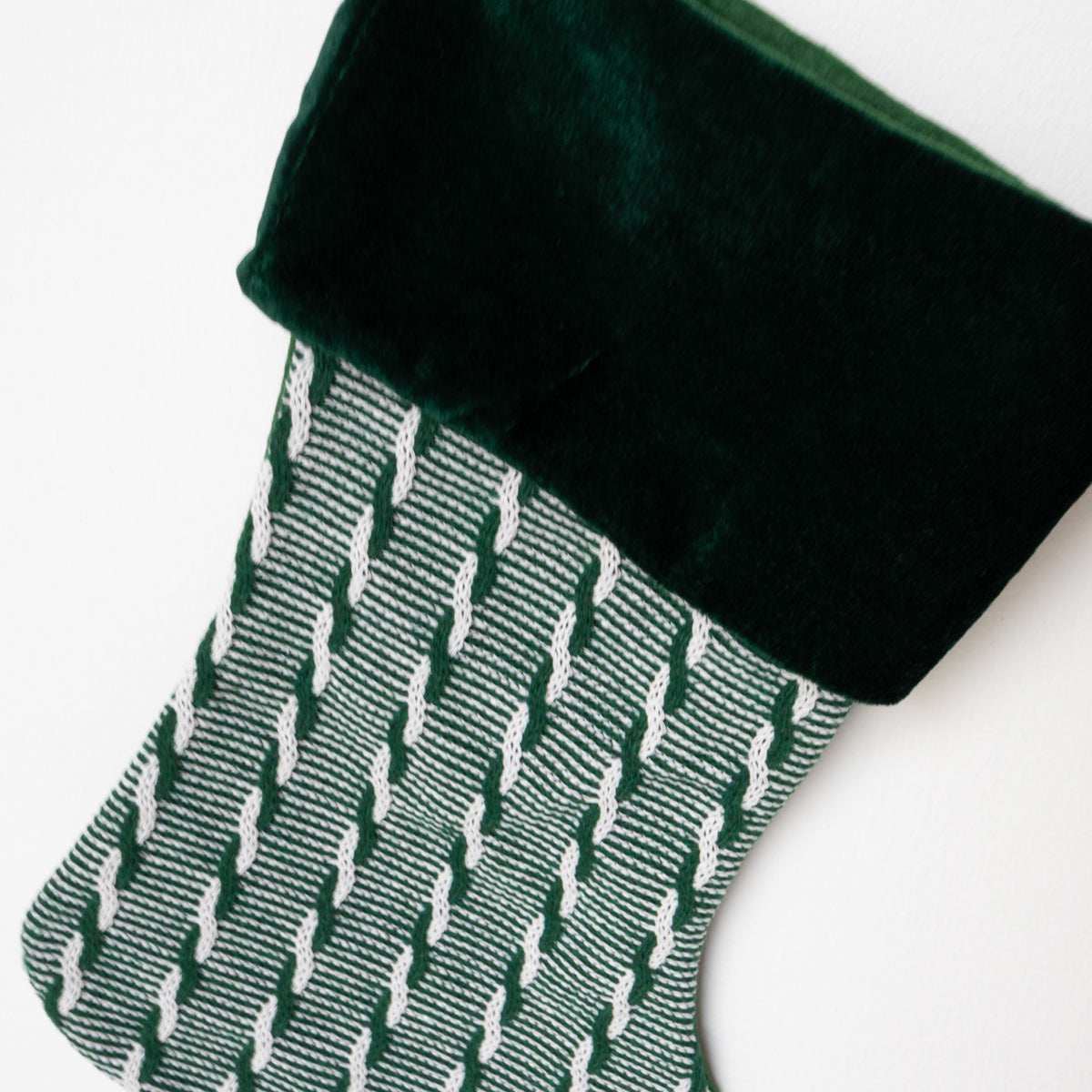 Striped Christmas Stocking
