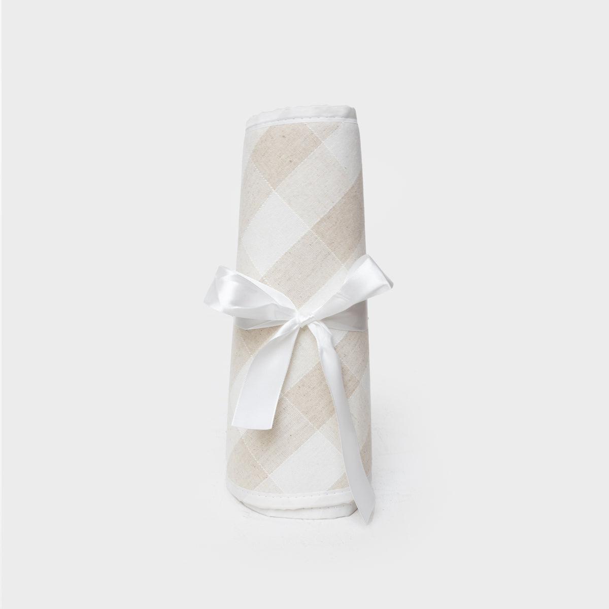 Checkered Fabric Tree Collar
