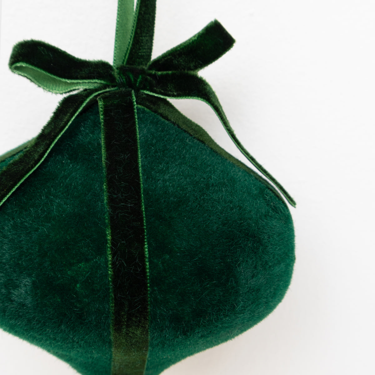 Velvet Finial Ornament x6