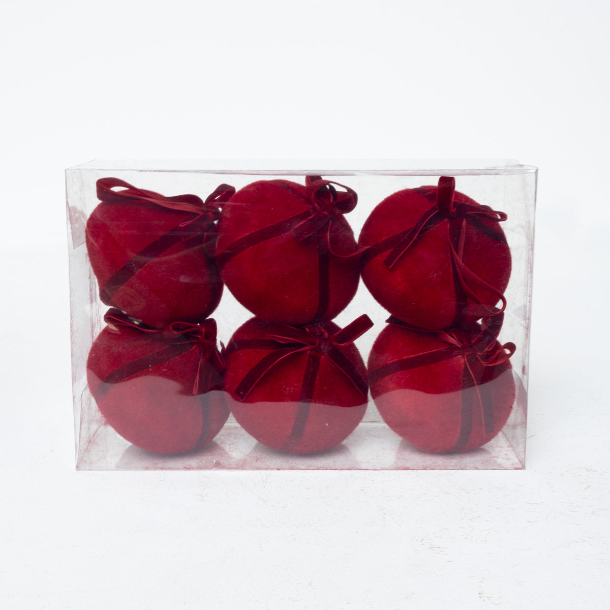 Velvet Finial Ornament x6