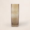 Grooved Glass Vase