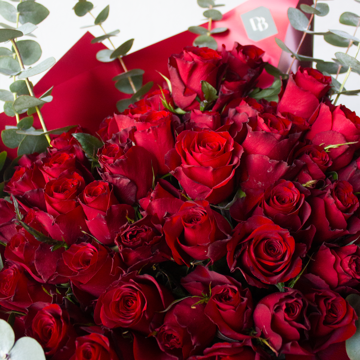 50 Stem Red Roses