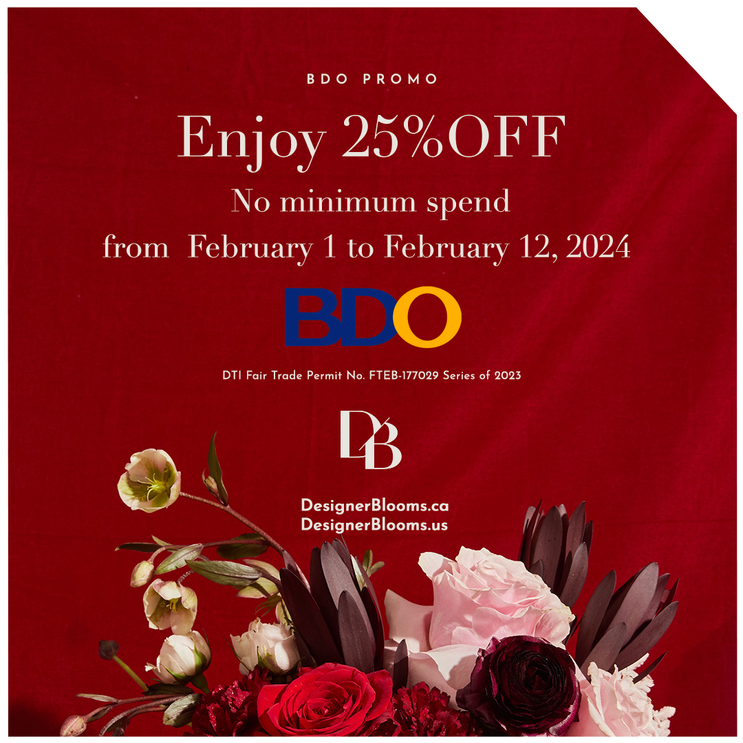 Promotion BDO Designer Blooms PH