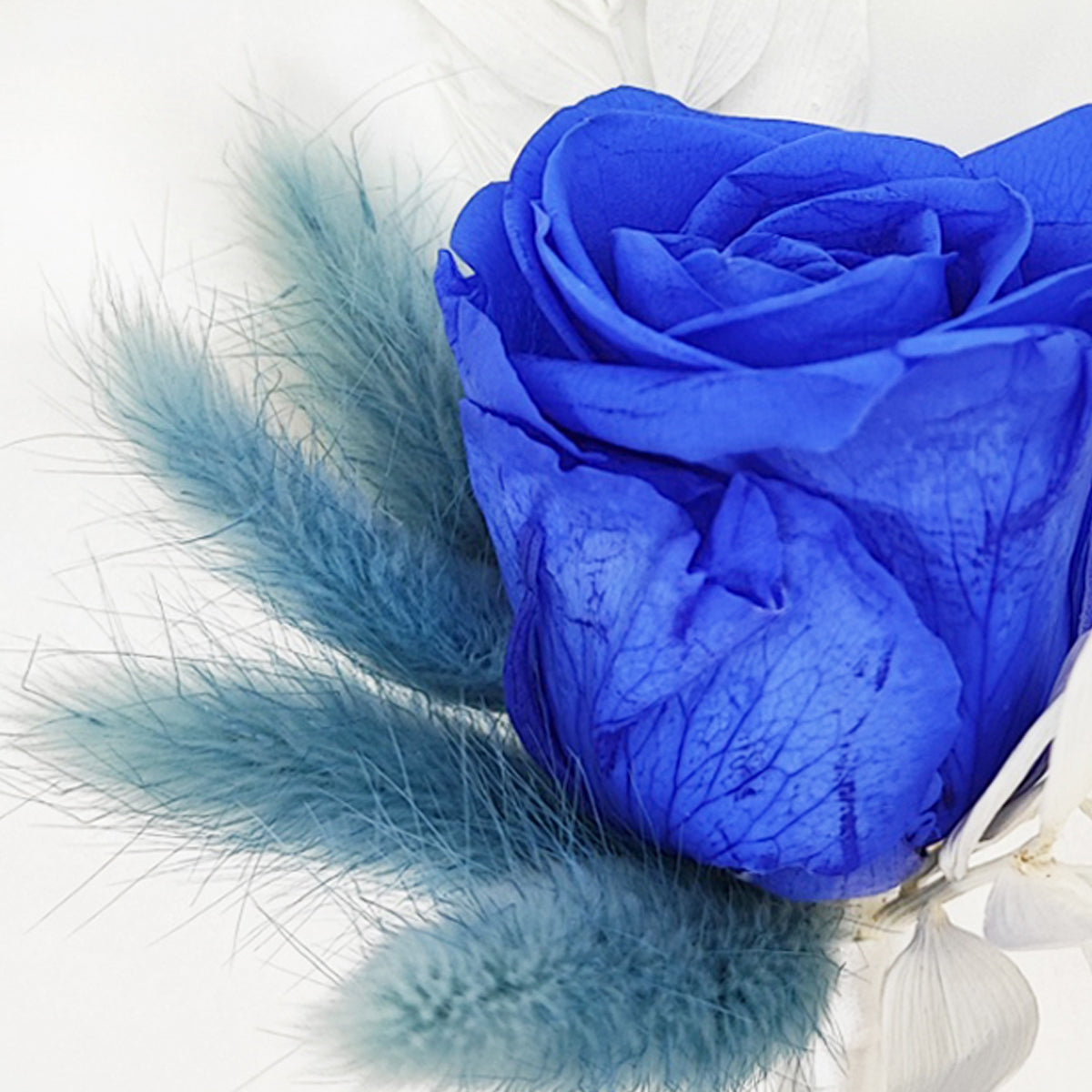 Blue Boutonniere