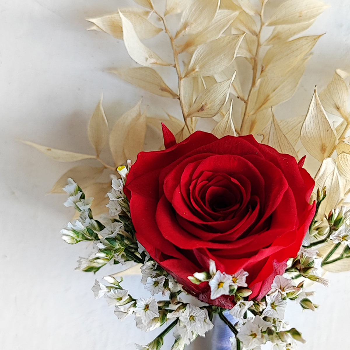 Red Boutonniere