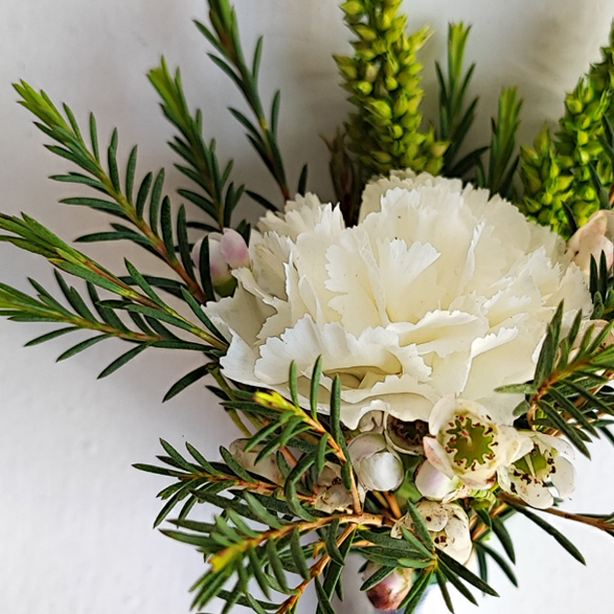 White Boutonniere