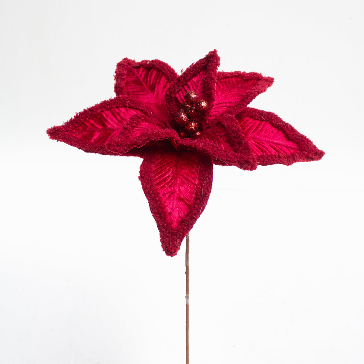 Velvet Poinsettia 32cm