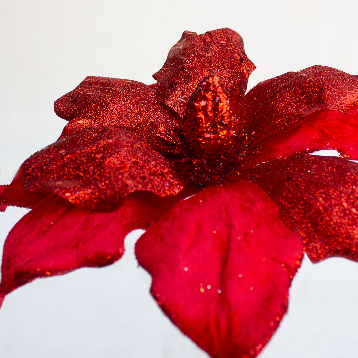 Glittered Magnolia Red 21cm