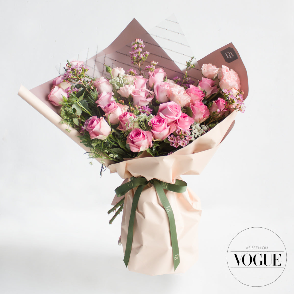 Pink Roses Bouquet