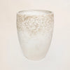 Fiber Clay Pot - Maple Leaf Pattern