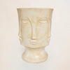 Fiber Clay Pot - Nordic Face