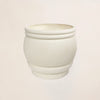 Fiber Clay Pot - Ribbed Terrazzo