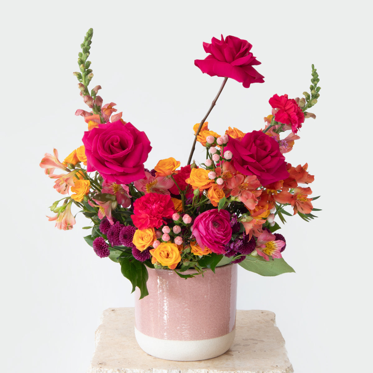 Garnet Vase Arrangement
