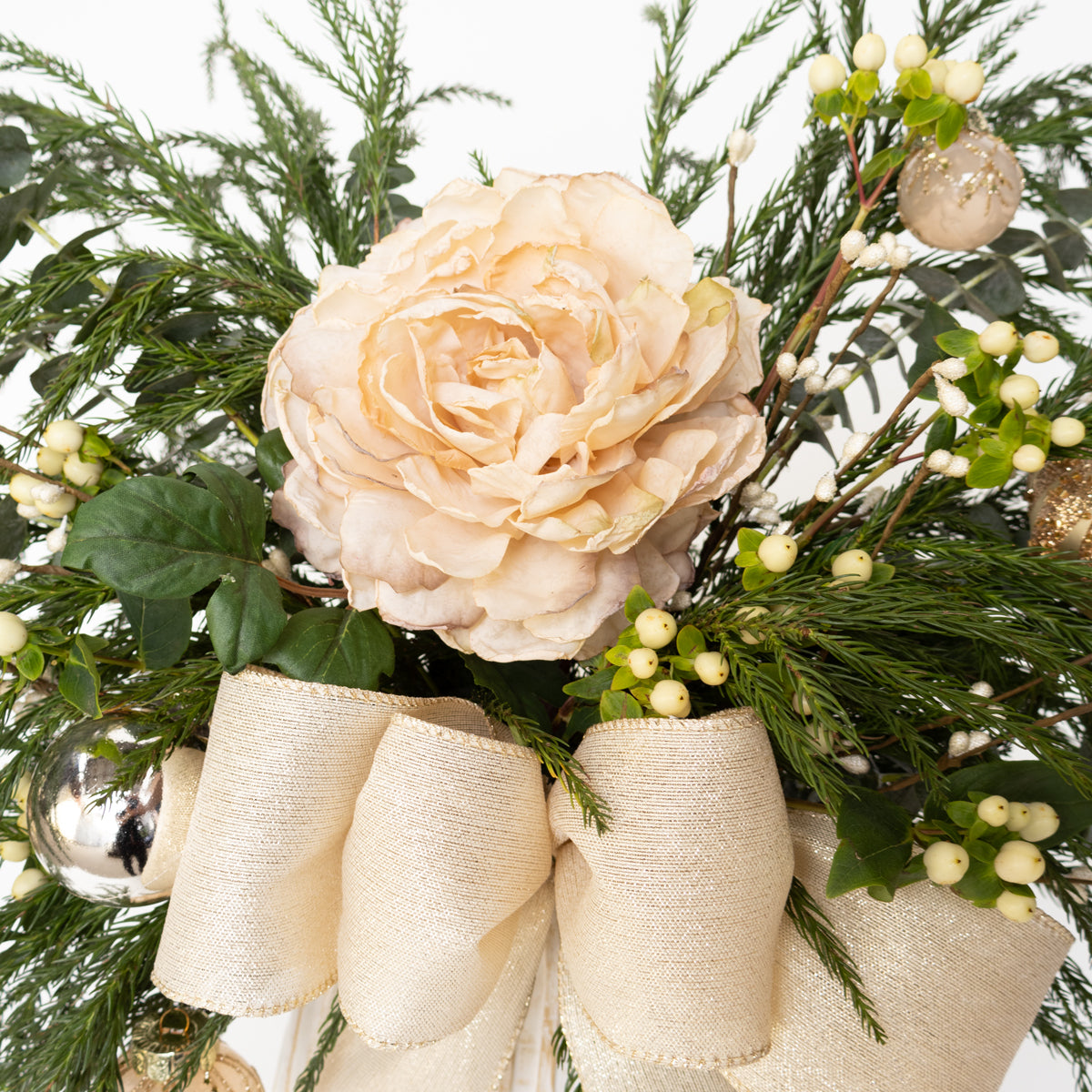 Gilded Simplicity Real Pine Tall Vase