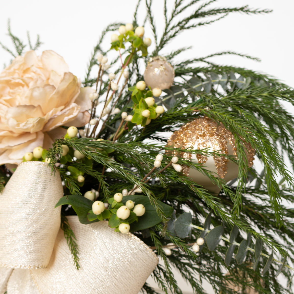 Gilded Simplicity Real Pine Tall Vase