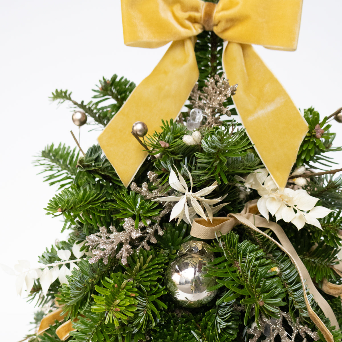 Gilded Simplicity Real Pine Mini Tree