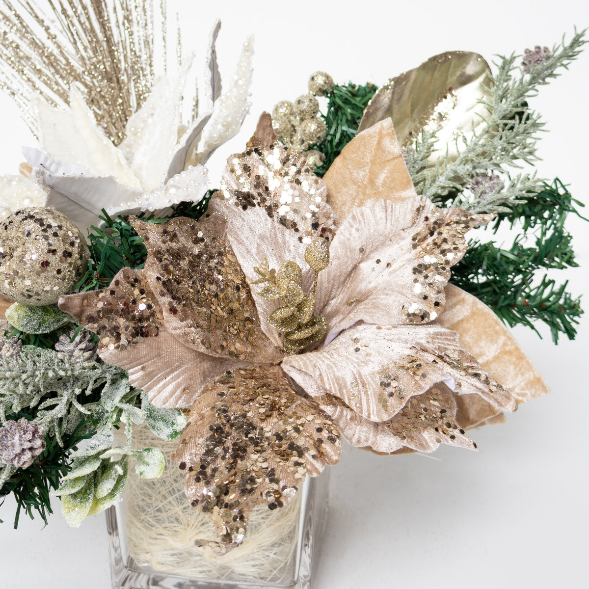 Gilded Simplicity Centerpiece
