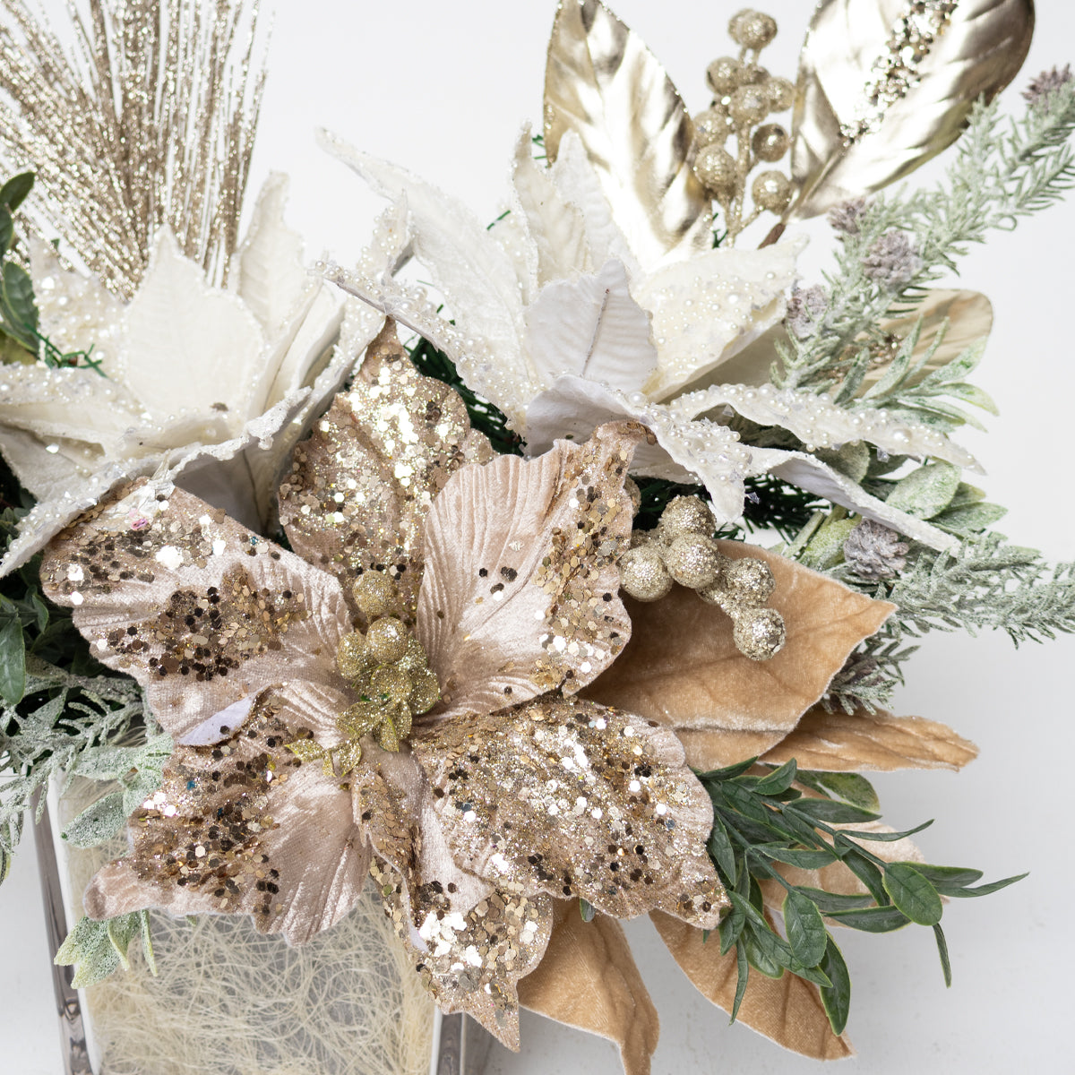 Gilded Simplicity Centerpiece