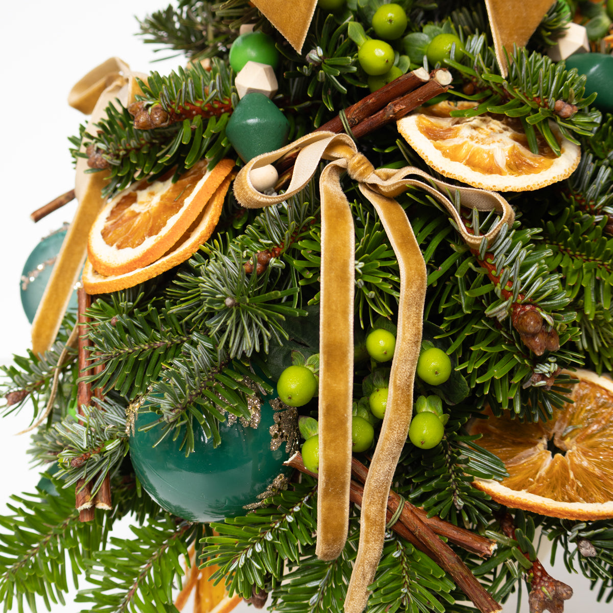 Vintage Evergreen Real Pine Mini Tree