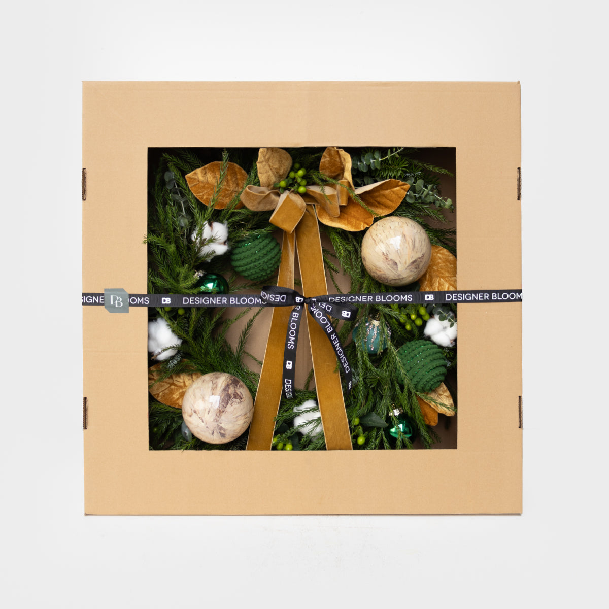 Vintage Evergreen Real Pine Wreath