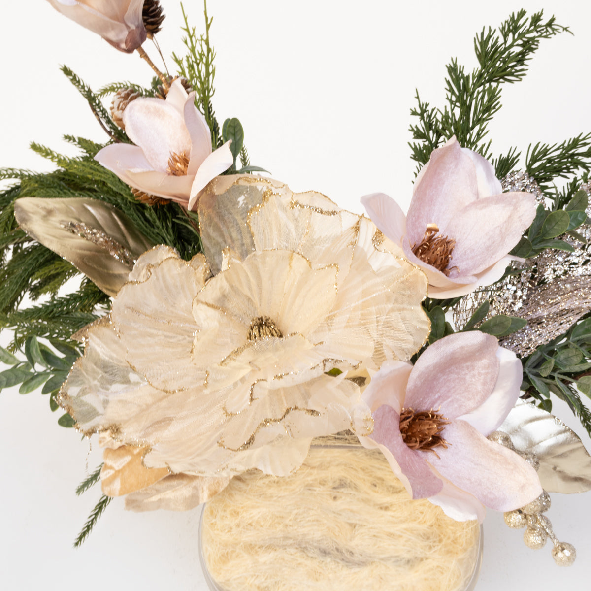 Champagne Elegance Centerpiece