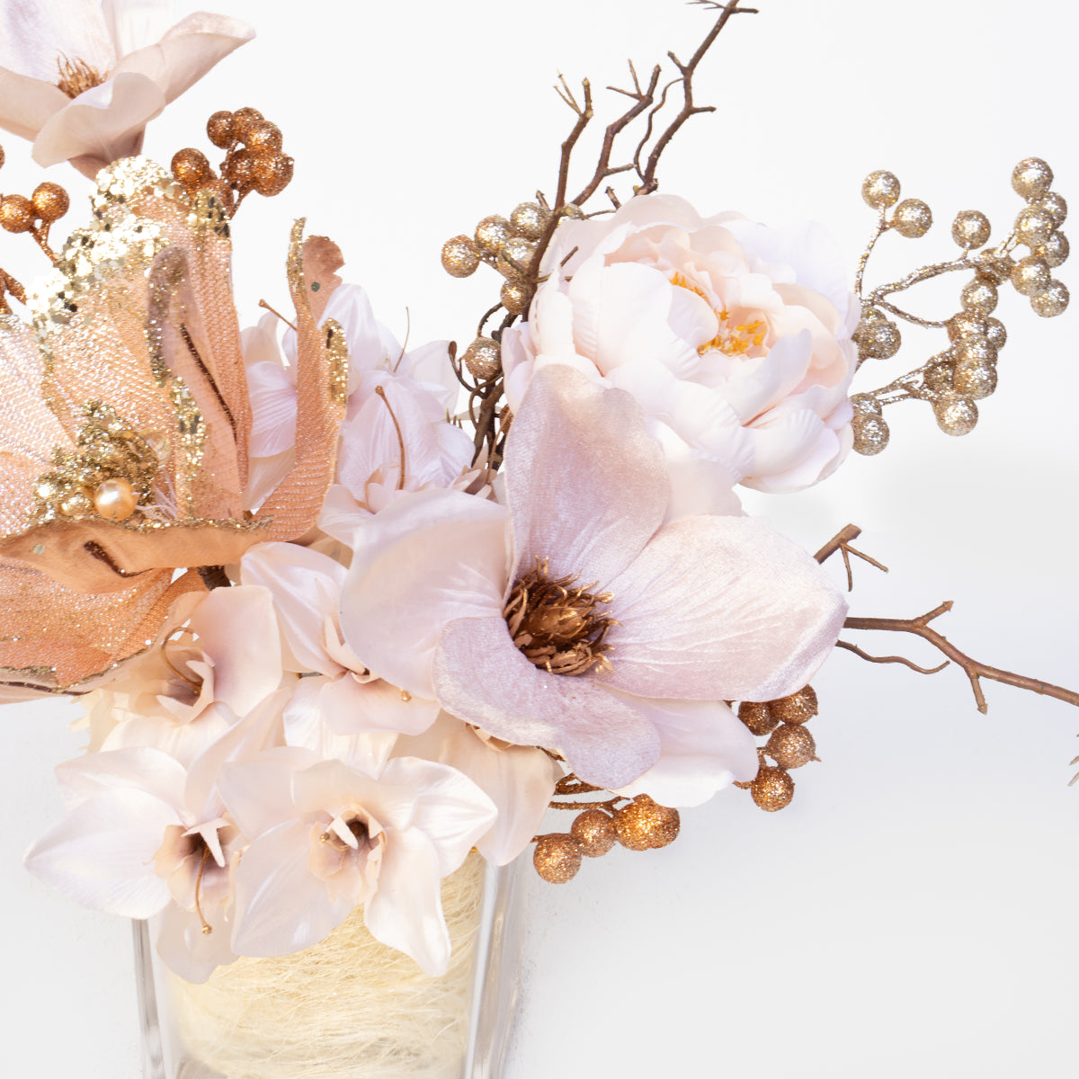 Champagne Elegance Centerpiece