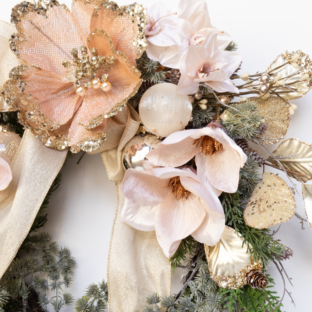 Champagne Elegance Wreath