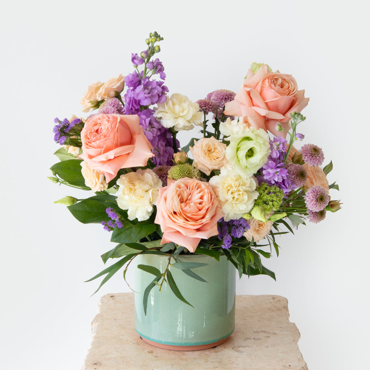 Opal Vase Arrangement
