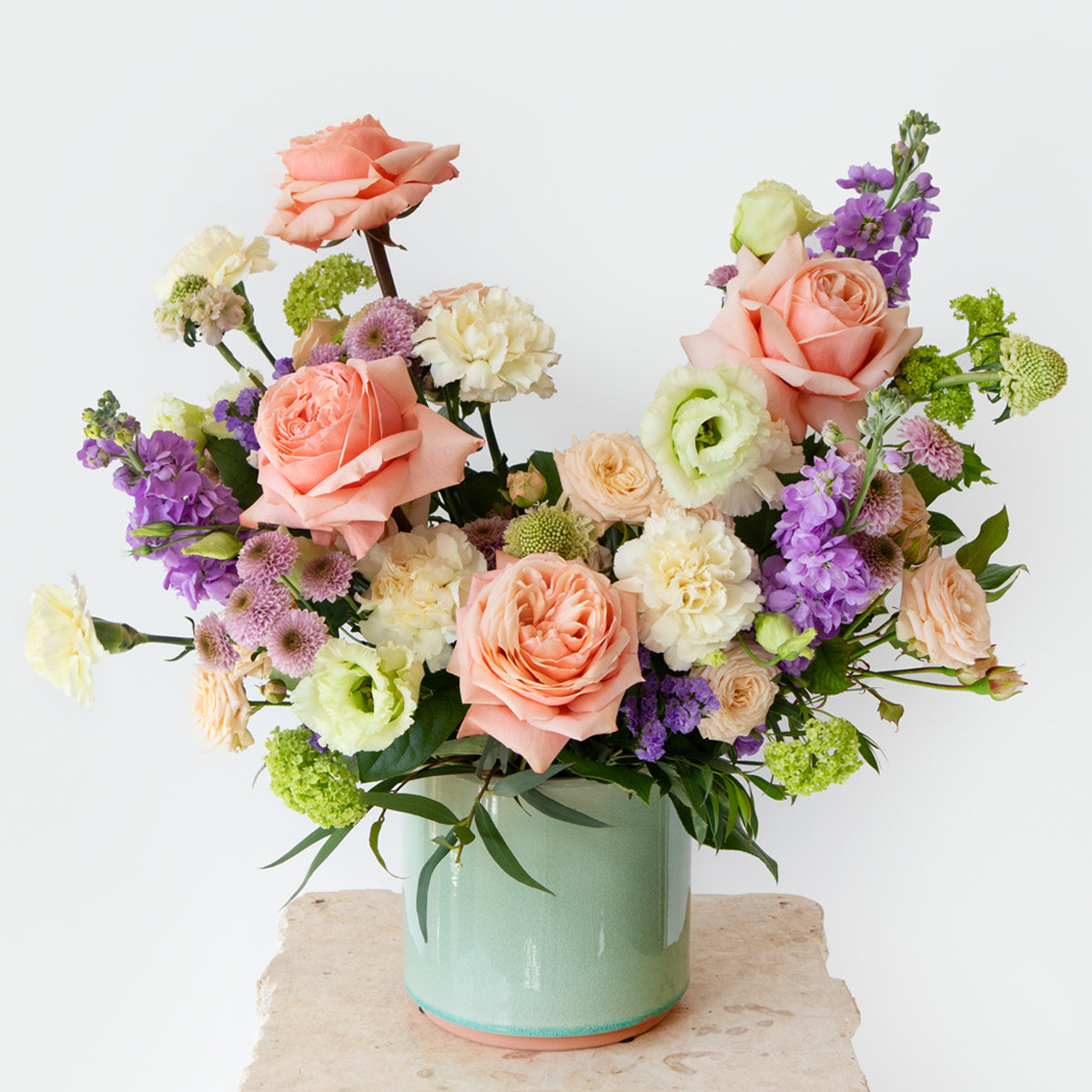 Opal Vase Arrangement