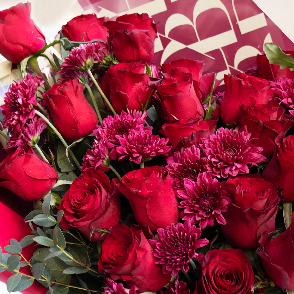 Bloom Premium Roses Send Love: Red Roses Bouquet & Designer Blooms PH