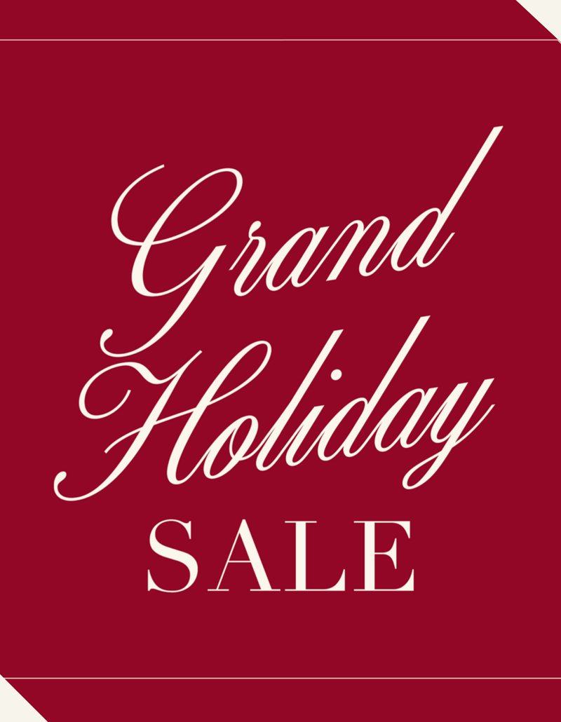 Grand Holiday Sale