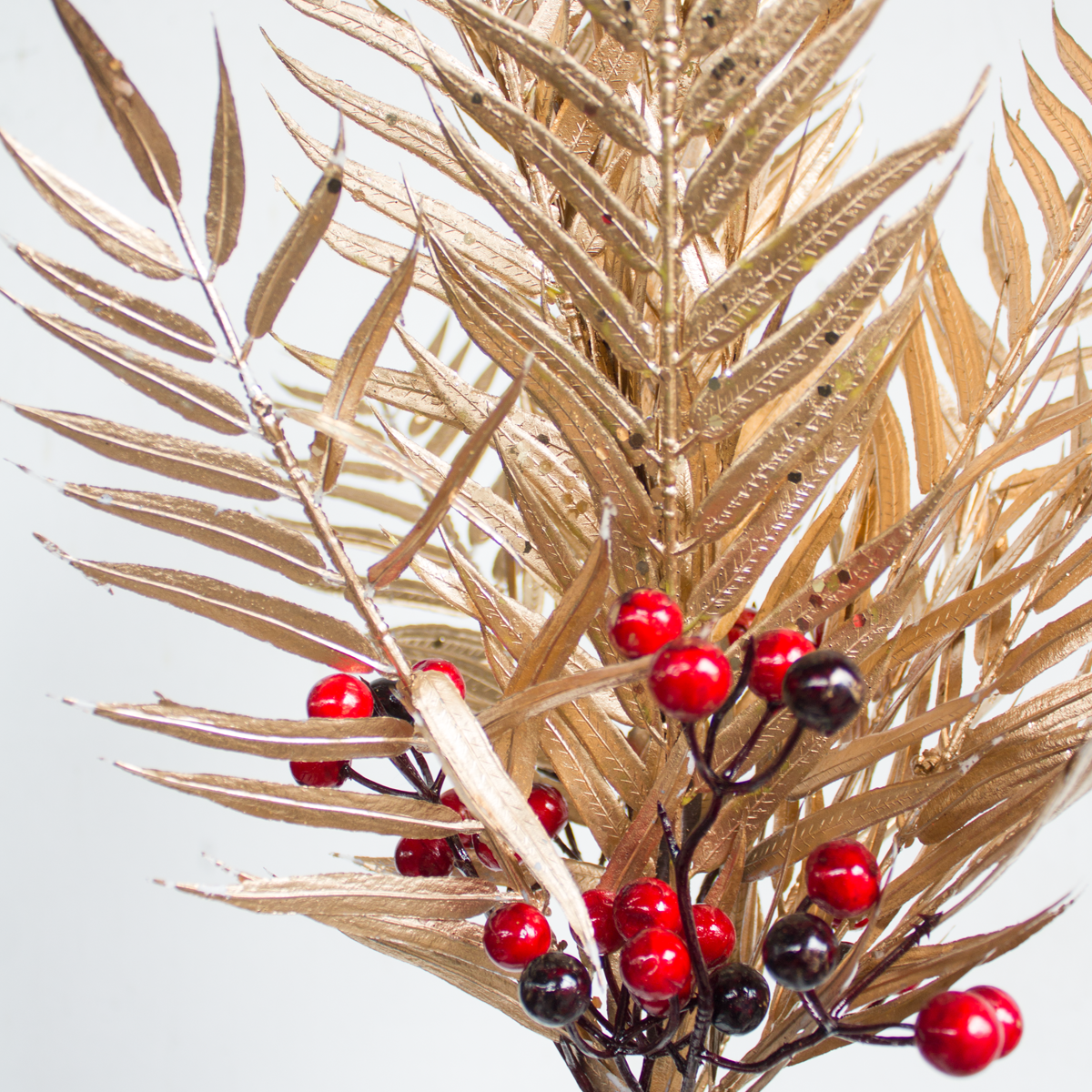 Gold Metallic Palm Spray