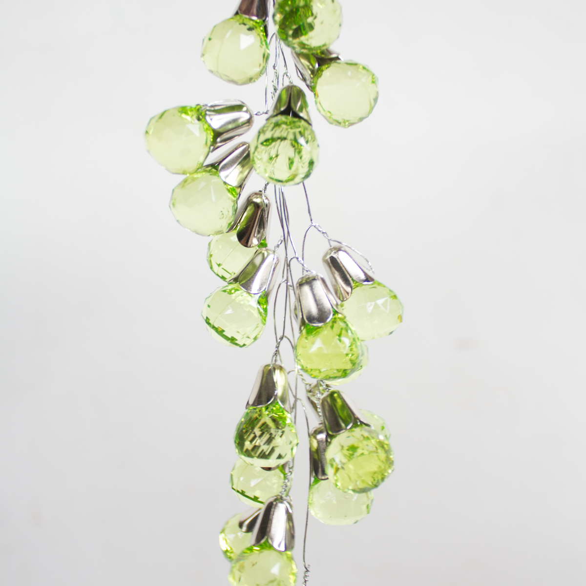 Hanging Rhinestones Ornament Green