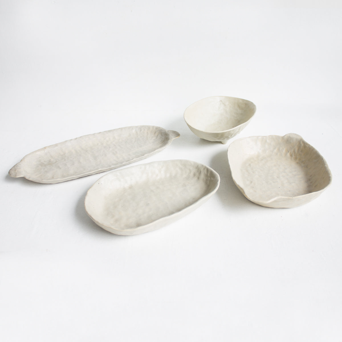 Handicraft Ceramic Plate (3pcs) (6x20cm)