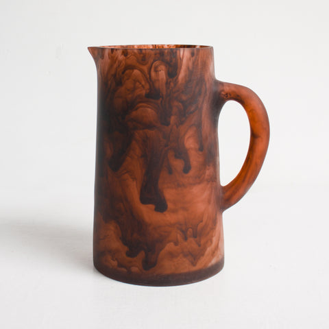 Resin Pitcher - Copper Brown